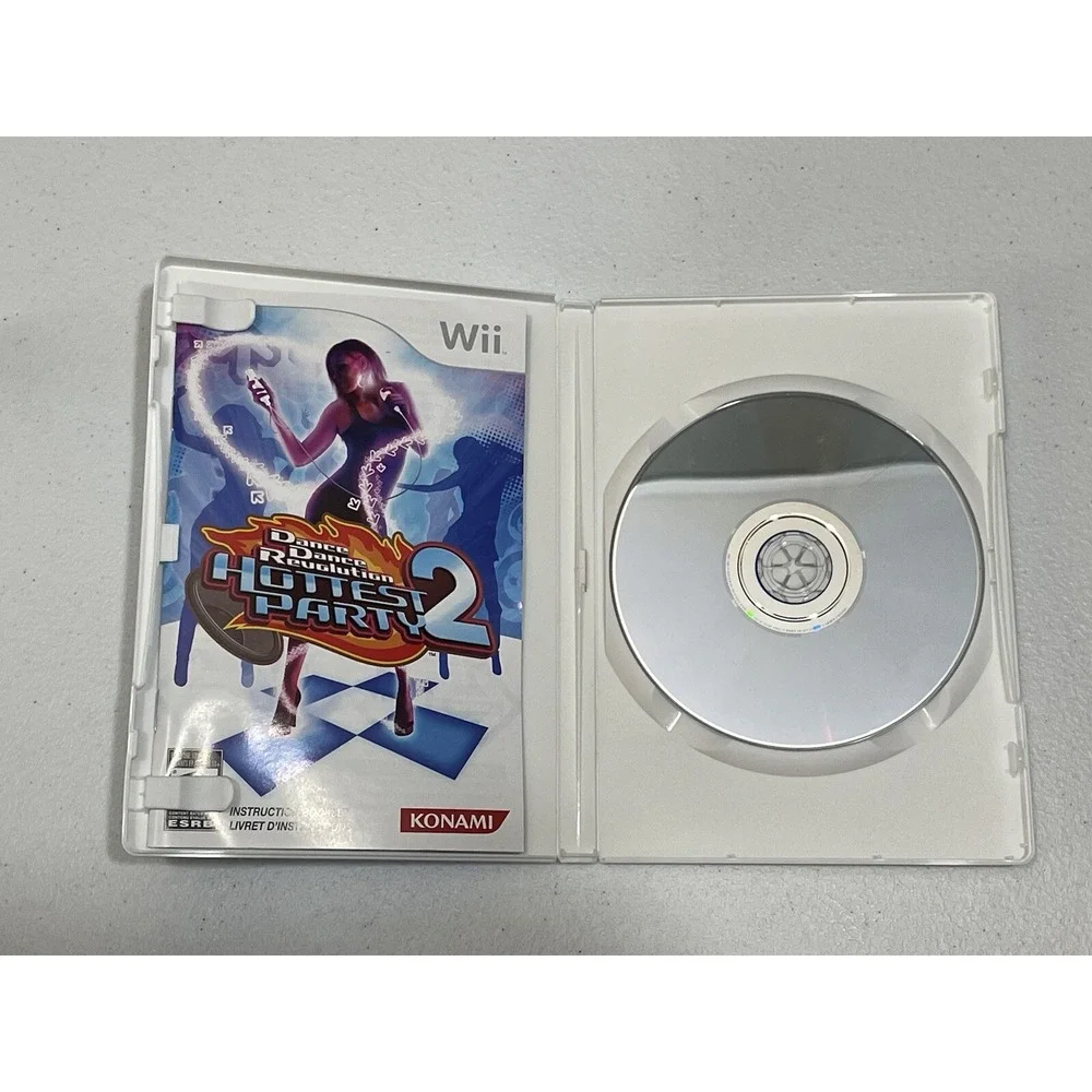 Konami Nintendo Wii/GC Dance Dance Revolution Hottest‎ Party 2 Pad With Game